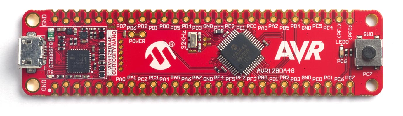 GitHub - microchip-pic-avr-examples/avr128da48-cnano-low-power-lab-evsys:  Code for AVR DA low power training. This code demonstrates the use of the  event system to start an ADC conversion on the temperature channel every  second. The micronctroller