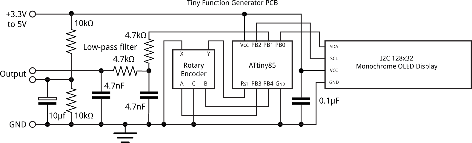 Technoblogy - Tiny Function Generator PCB