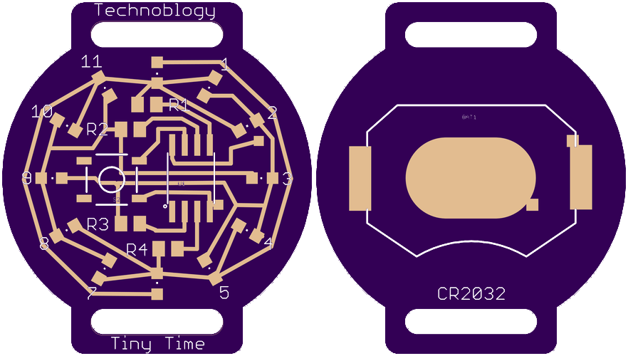Technoblogy - Tiny Time Watch